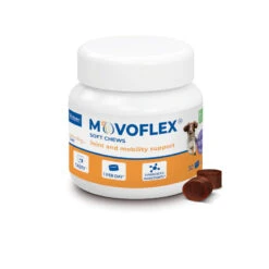 Virbac MOVOFLEX 30 BOUCHEES -Magasin De Fournitures Pour Animaux Et Chiens 309951 Packshot Movoflex M 3 FR 4g x30 right
