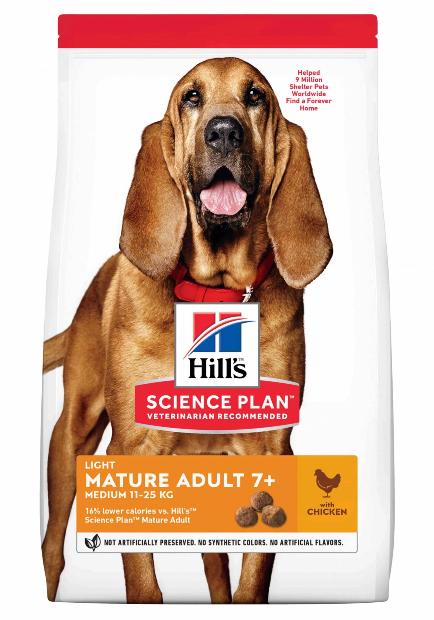 Hill's Science Plan Mature Adult Light Croquettes Pour Chien Sénior Medium Au Poulet - 14Kg 4 Hill's Science Plan Mature Adult Light Croquettes Pour Chien Sénior Medium Au Poulet - 14Kg – Image 2