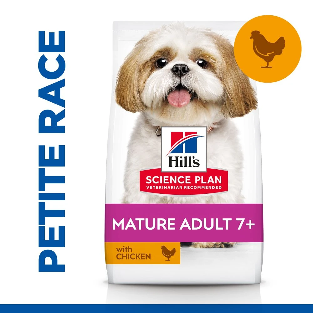 Hill's Science Plan Mature Adult Small & Mini Croquettes Pour Petit Chien Sénior Au Poulet 5 Hill's Science Plan Mature Adult Small & Mini Croquettes Pour Petit Chien Sénior Au Poulet – Image 3