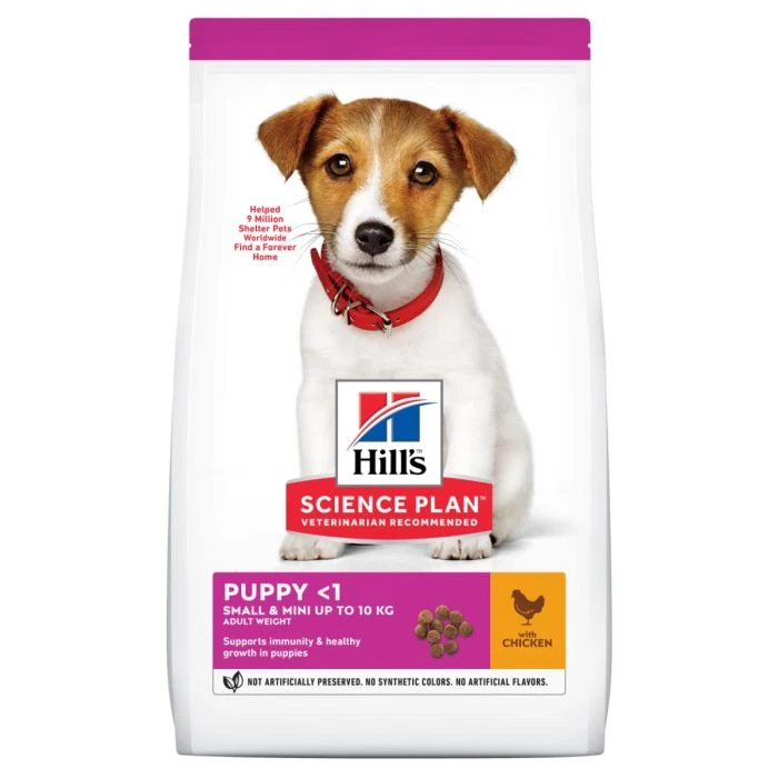 Hill's Science Plan Puppy Small & Mini Croquettes Pour Chiot De Petite Taille Au Poulet 4 Hill's Science Plan Puppy Small & Mini Croquettes Pour Chiot De Petite Taille Au Poulet – Image 2