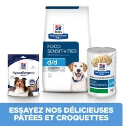 Hill's Prescription Diet D/D Croquettes Pour Chien Au Canard Et Au Riz