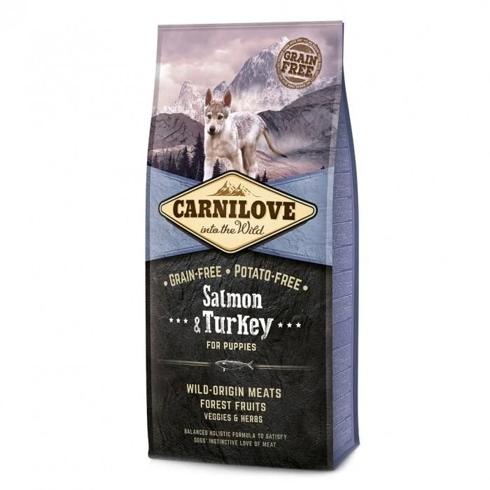 CARNILOVE Puppy Saumon & Dinde Sans Céréales 3 CARNILOVE Puppy Saumon & Dinde Sans Céréales