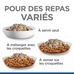 HILL'S SCIENCE PLAN HEALTHY CUISINE MIJOTÉS POUR CHIEN ADULTE SMALL & MINI AU POULET ET AU BŒUF 12X80G 16 HILL'S SCIENCE PLAN HEALTHY CUISINE MIJOTÉS POUR CHIEN ADULTE SMALL & MINI AU POULET ET AU BŒUF 12X80G -Magasin De Fournitures Pour Animaux Et Chiens Hill s science plan chien adult healthy cuisine mijotes sachet repas poulet boeuf 12x80g 5 FR