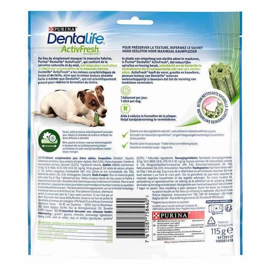 Purina DentaLife Actifresh Petit Chien 7 Bâtonnets 4 Purina DentaLife Actifresh Petit Chien 7 Bâtonnets – Image 2