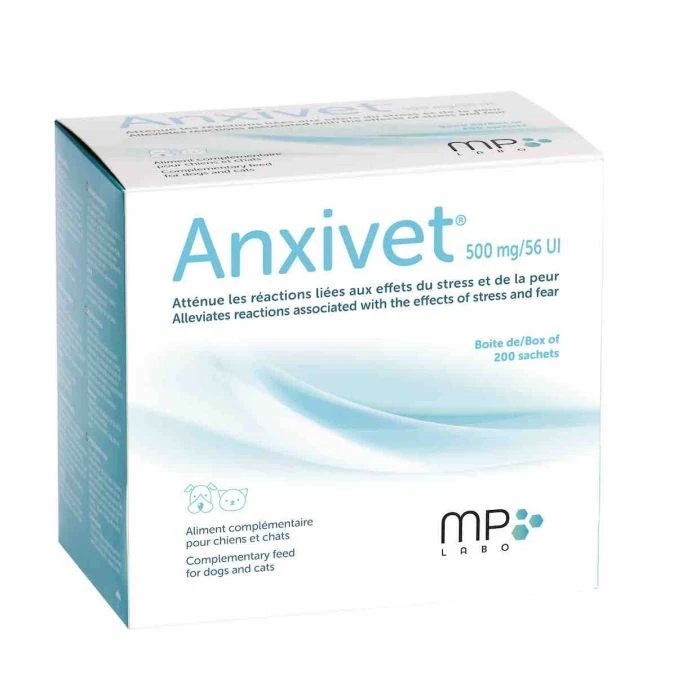 ANXIVET 200 SACHETS 500MG/56UI 3 ANXIVET 200 SACHETS 500MG/56UI