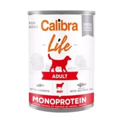 CALIBRA LIFE CHIEN ADULTE AU BŒUF ET CAROTTES - 6X400G
