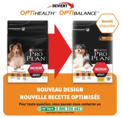 Purina Pro Plan Adult Medium OptiBalance -Magasin De Fournitures Pour Animaux Et Chiens ce752bbd34d754dc185bcfdafdaebdbfae1dd9975228ca83f591fa8e46d326de