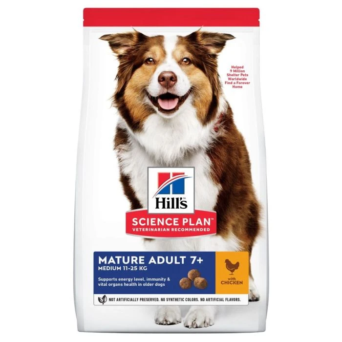 Hill's SP Chien Mature Adult 7+ Medium 2,5Kg Poulet 3 Hill's SP Chien Mature Adult 7+ Medium 2,5Kg Poulet