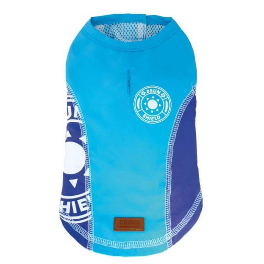 Croci Combinaison Anti-UV Sunshield Bleu 25 Cm 3 Croci Combinaison Anti-UV Sunshield Bleu 25 Cm