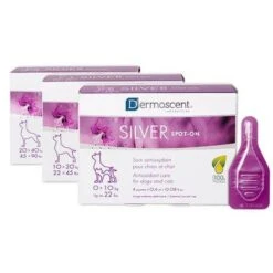 Dermoscent Silver Spot Chien 10-20 Kg 4 Pipettes