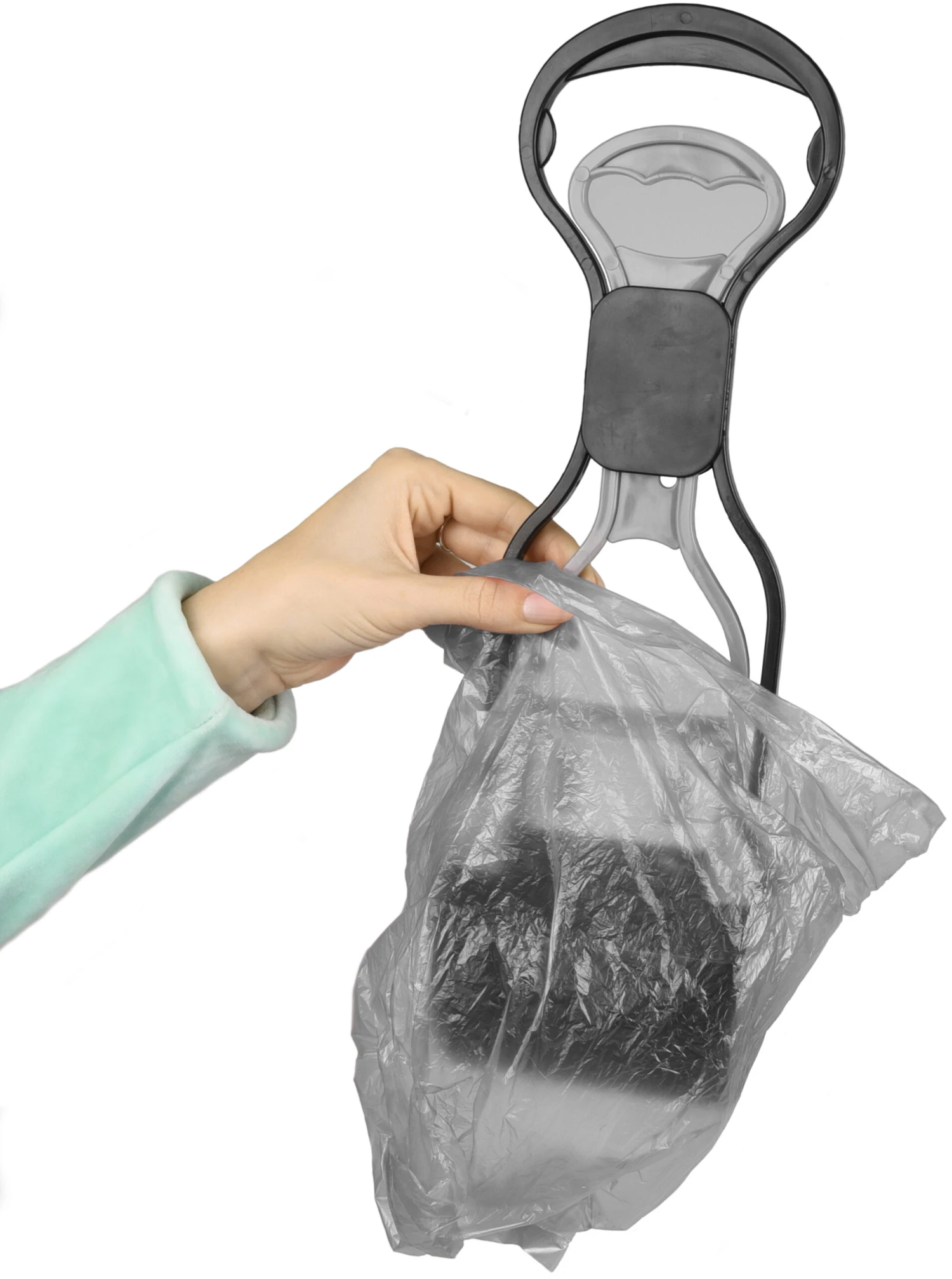 Flamingo Pelle Ramasse-crottes Easy Scoop Noir/gris L 15x12,5x61,5cm 5 Flamingo Pelle Ramasse-crottes Easy Scoop Noir/gris L 15x12,5x61,5cm – Image 3