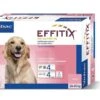 Effitix Spot On Grand Chien 20 - 40 Kg 4 Pipettes -Magasin De Fournitures Pour Animaux Et Chiens effitix 20 40x4france 1
