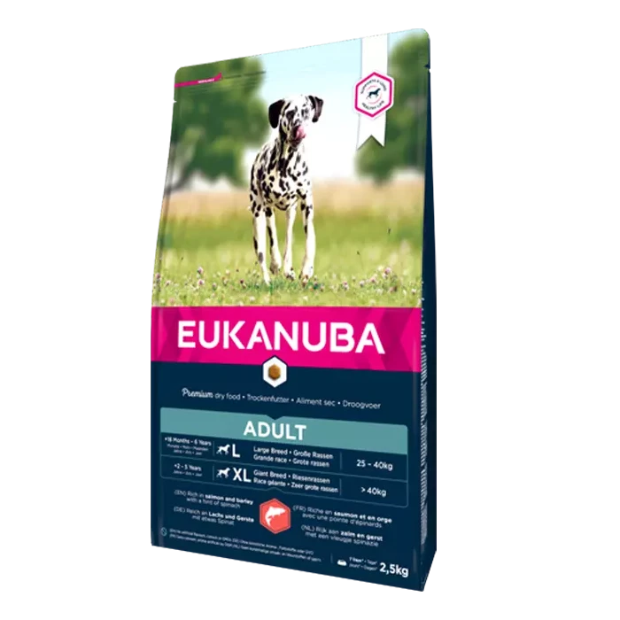 Eukanuba Adult Large Breed Pour Chien Saumon Et Orge 12kg 3 Eukanuba Adult Large Breed Pour Chien Saumon Et Orge 12kg