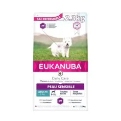 Eukanuba Chien Daily Care Sensitive Skin 2.3 Kg -Magasin De Fournitures Pour Animaux Et Chiens eukanuba chien daily care sensitive skin 2.3 kg 2