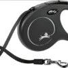 Flexi New Classic Laisse Sangle S Noir 5 M