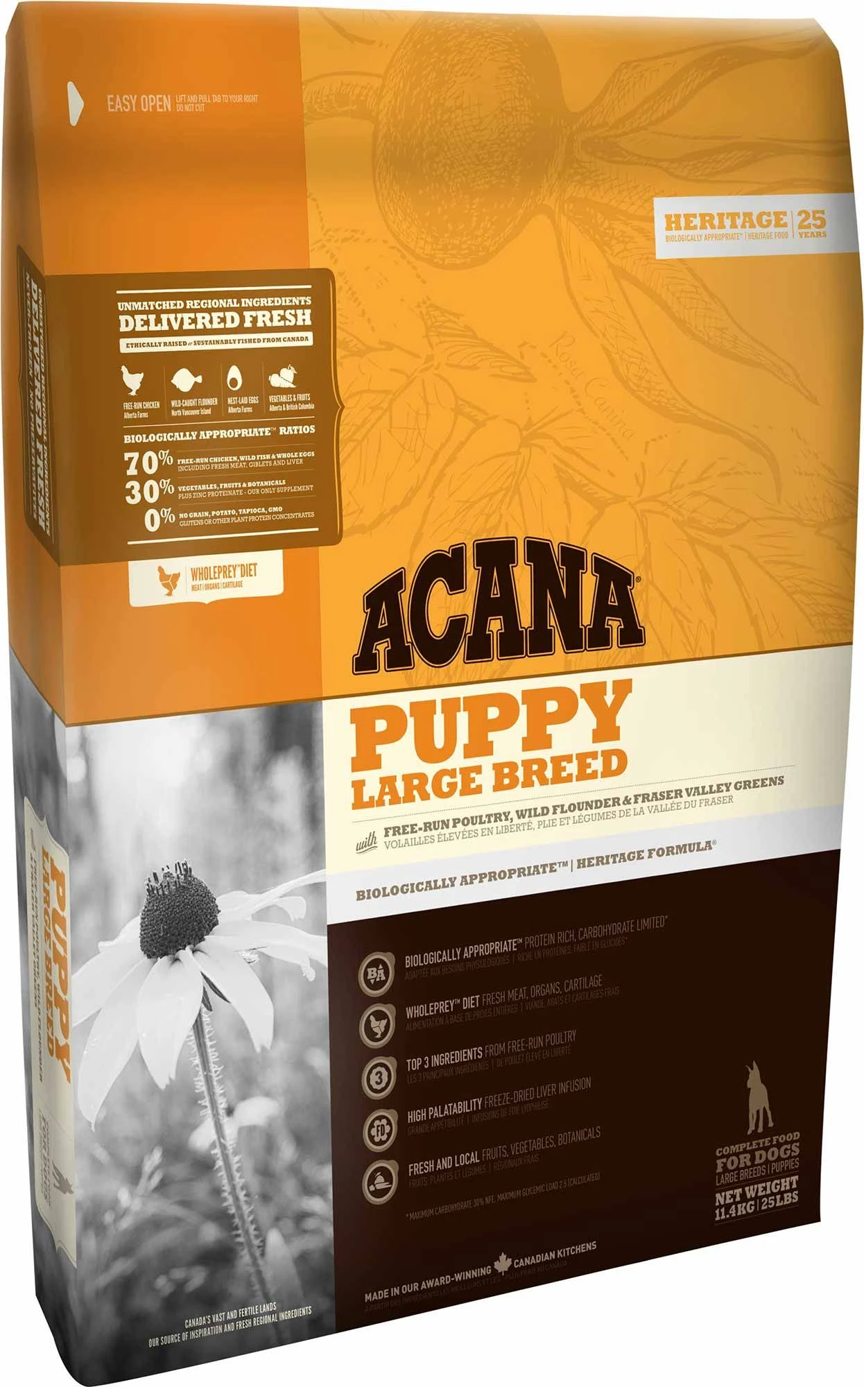 Acana Heritage Puppy Large Breed 17 Kg 3 Acana Heritage Puppy Large Breed 17 Kg