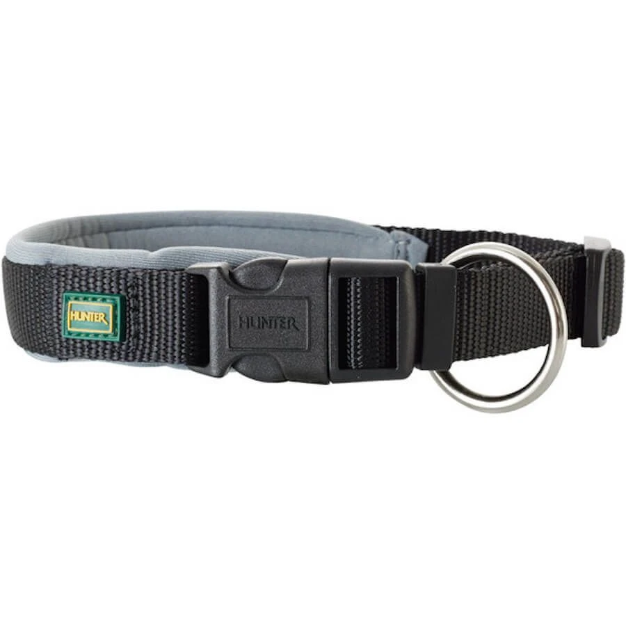Hunter Collier Neopren Vario Plus Pour Chien Noir 60 Cm
