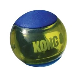 KONG Squeezz Action Balles Pour Chien L -Magasin De Fournitures Pour Animaux Et Chiens kong squeezz action balle pour chien la compagnie des animaux 2 1 1