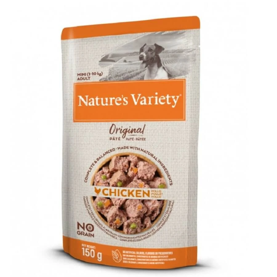 Nature's Variety Nature's Variety Pâtée Original No Grain Pour Petit Chien Poulet 150 G