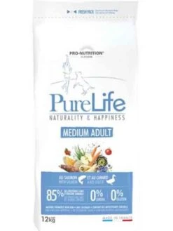 PureLife Croquettes Medium Adult Pour Chien 12 Kg