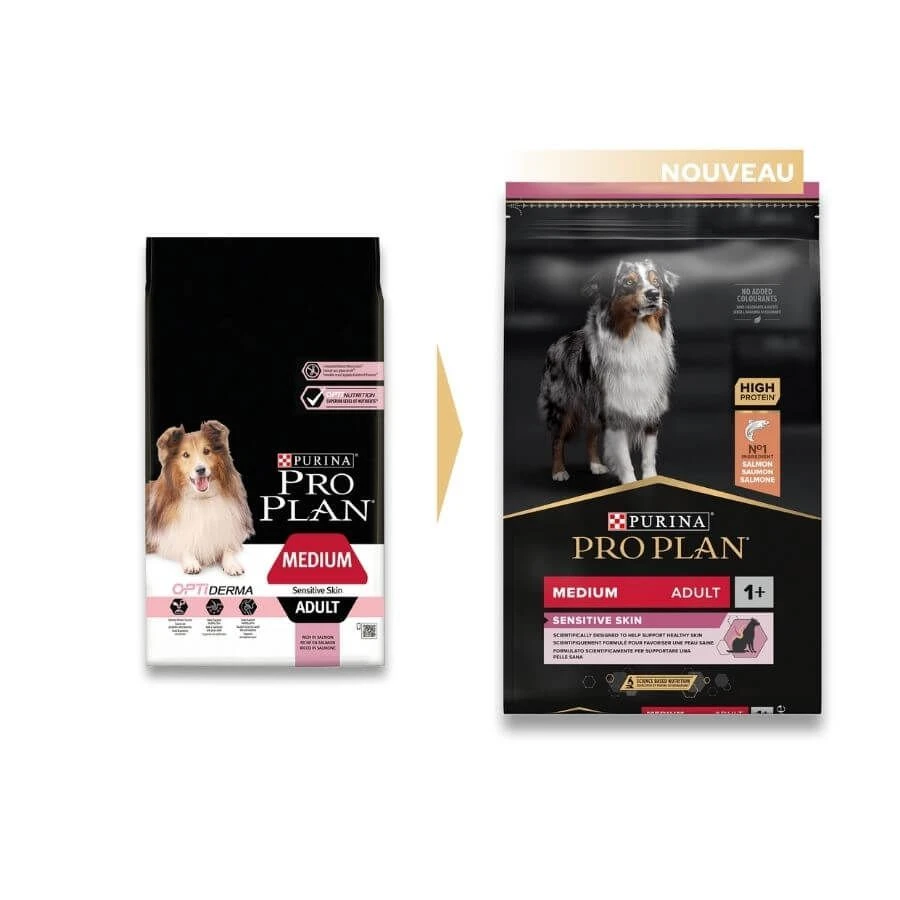 Purina ProPlan Chien Medium Adult Sensitive Skin Saumon OPTIDERMA 7 Kg 6 Purina ProPlan Chien Medium Adult Sensitive Skin Saumon OPTIDERMA 7 Kg – Image 4