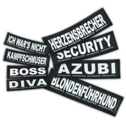 2 Stickers Velcro Julius K9 Taille S GIRLPOWER