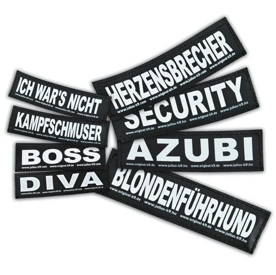 2 Stickers Velcro Julius K9 Taille L MONSTER 3 2 Stickers Velcro Julius K9 Taille L MONSTER