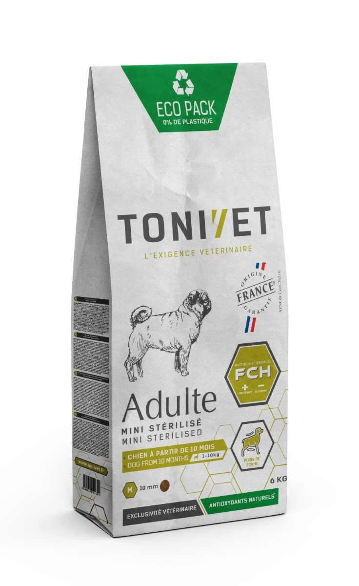 Tonivet Adulte Mini Stérilisé - 6Kg 4 Tonivet Adulte Mini Stérilisé - 6Kg – Image 2